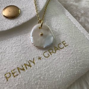 Penny + Grace Petal Pearl Necklace